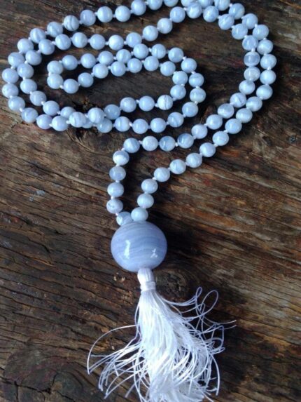 Blue Lace Mala