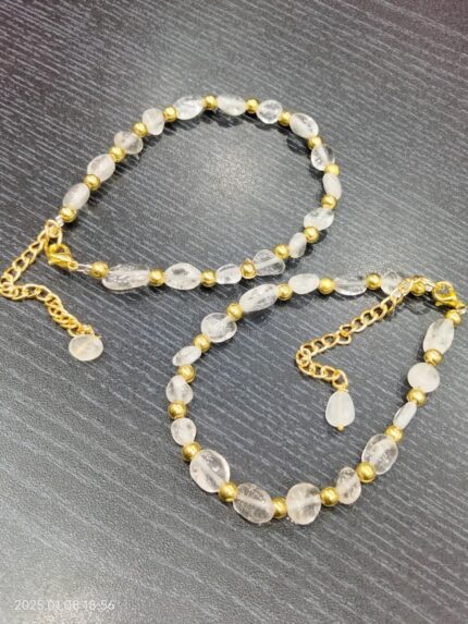 Clear Quartz Tumble Bracelets
