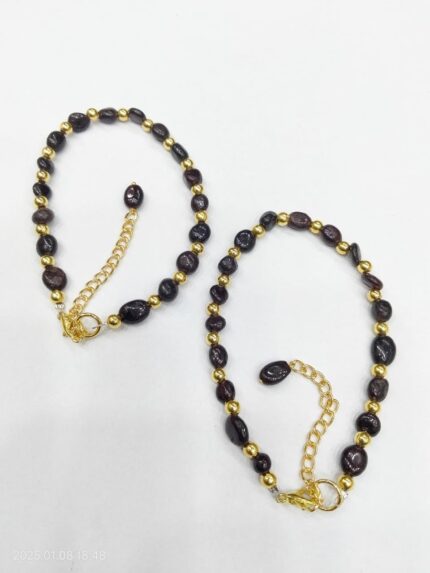 Black Obsidian Tumble Bracelets