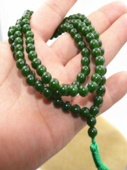 Green Jade Mala